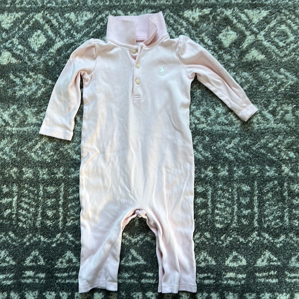 Ralph Lauren Polo Shirt Jumpsuit - 9M
